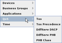 The Left Click QoS Menu